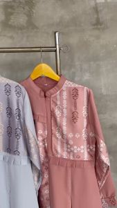 Gamis & Koko Pria Mix Motif Floral Print Maxmara Premium - Ukuran L/XL/XXL/3XL/4XL