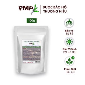 Nấm Trichoderma PMP Nấm Đối Kháng Phòng Thối Rễ Ủ Phân Hữu Cơ Từ Rác Thải Hữu Cơ 200g