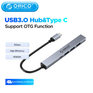 Orico USB 3.0 HUB Type C Inpit 4 Port Multi Splitter TF SD Card Reader OTG For Lenovo HUAWE Macbook PC Computer Laptop Accessories