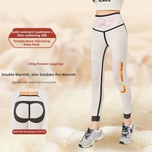 MOYISHA | Plus Size Wool Shark Leggings Silk Winter