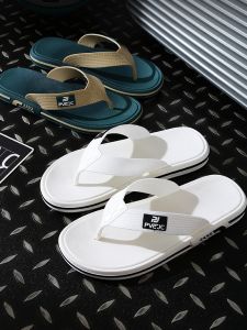 Mens Summer Fashion Sandals Anti-Slip Rubber Slippers Sporty Soft Bottom Wear Resistant Beach Flip Flops Flat Heel EVA