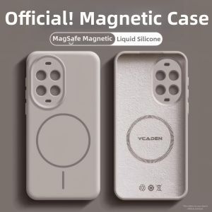 FENGNABAO | Magnetic Shockproof Liquid Silicone Case Compatible with Huawei Nova Series