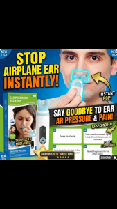 [SG Stock] Ear Pressure Reliever | Eustachian Tube Unblocker for Airplane Ear Pain & Tinnitus | Drug-Free Natural Relief | USB-C Rechargeable | Adult & Kids
