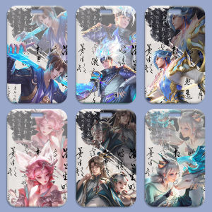 King Glory Ink Painting Beautiful Skin Suitable for Campus Student Card Certificate Holder Bus Pass Access Card Bank Card Holder