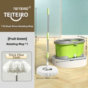 TEITEIRO | Automatic Hand-Free Wet and Dry Mop Bucket