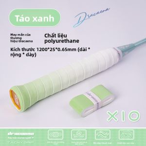 Dracaena | Quấn Cán Cầu Lông Hấp Thụ Mồ Hôi Thoáng Khí Chống Trượt Giảm Xóc Dải Màu Chuyển