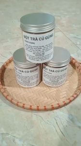hũ 1kg bột củ gừng nguyên chất