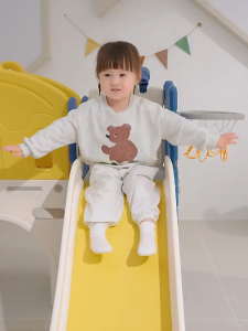 PlayPark 9 IN 1 Slide for Kid Playground Big Size Slide Detachable Indoor Toys Set Gift for Kids Aged 0-13