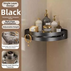Hanging No-Drill Bathroom Triangle Shelf