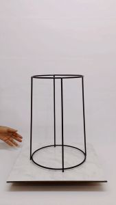 ขาตั้งกระถางต้นไม้ ขาตั้งเหล็ก มี 2 สี สีขาว สีดำ Steel pot stand stand for plants (ไม่รวมกระถาง)