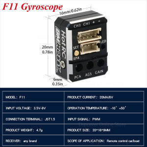 HotRC CT-10B 10CH 2.4G Color Screen Transmitter 10 Channel Remote Control F-10A F-01A 4/6/8/10CH Gyro Receiver for RC Car Boat