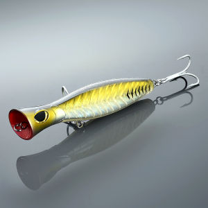 OSP Surface Popper Sea Fishing Lures 3D Eyes Fake Fish Baits Topwater Floating Wobbler Artificial Hard Bait Soft Fishing Tackle