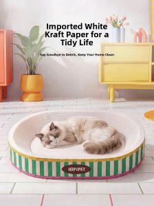 hipidog | Wear-resistant Non-shedding All-season Cat Scratch Pad and Bed