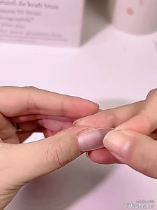 1 Sheet 24pcs UV Jelly Gel Double-sided Sticker Perfect Partner for False Nails Manicure Nail Tools 光疗光固果冻胶穿戴甲固态可卸甲超牢固持久
