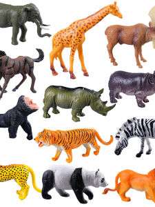 HANYIMOWAN | Realistic Wild Forest Animal Toy Set