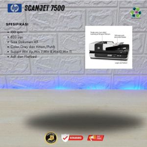 HP ScanJet 7500 - Pemindaian Hingga 50 ppm Tingkatkan Produktivitas adf dan Flatbed