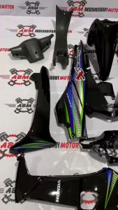 SPAKBOR & BODI Sayap Luar DalAm Honda Supra X Supra Fit Lama - Hitam BAHAN TEBAL STANDAR ORIGINAL