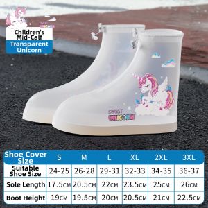 ZHENGYU | Waterproof Slip-Resistant Kids Rain Shoe Covers