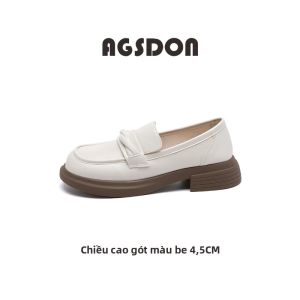 Agsdon | Giày Lười Đi Văn Phòng Mùa Thu Đông Đế Dày Mềm