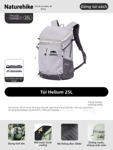 NatureHike | Balo Đi Bộ Đường Dài Siêu Nhẹ Nam Nữ 25L