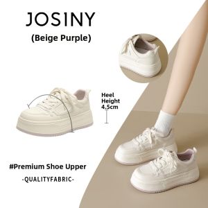 Josiny | Thick Sole Soft Bottom Womens Shoes Canvas Sneakers