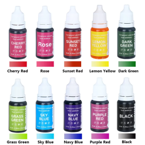 Water Oil Dual-use Pigment Set Liquid Coloring Agent Candle Dye Pigment DIY Candle Soap Coloring Dye Set Resin Handicraft