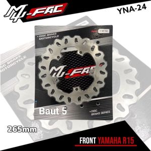 Piringan disc cakram depan 267mm R15 V2 VIXION R XSR XABRE MT15 pnp model Grigi Variasi