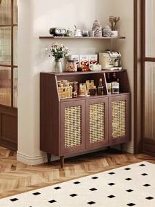 Vintage Style Real Wood Multi-Functional Storage Cabinet