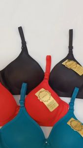 BH WANITA BUSA TANPA KAWAT BRA DEWASA PREMIUM MOTIF POLOS REAL PIC DRESSY/QIAOMENGYI AA889