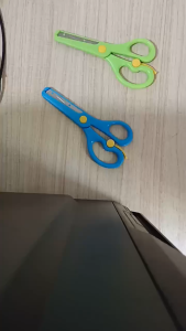Children Safety Scissors Handmade Scissor Kids DIY Design Craft School Office Supplies Stationery