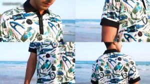 เสื้อโปโลแบรนด์แฟชั่น เสื้อโปโลคู่รักทรงเข้ารูป เสื้อผ้าแห้งเร็ว ระบายอากาศได้ดี เสื้อโปโลทีมชาติ