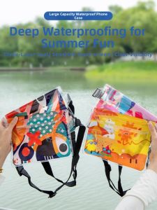 Large Size Waist Bag Waterproof Phone Case Touch Screen Photography Sealed Swimming Floating Shoulder Crossbody Storage Bag