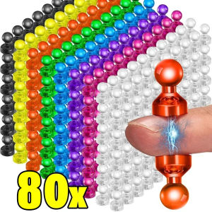 80PCS Color Magnetic Thumbtacks: A Multifunctional Home & Office Tool