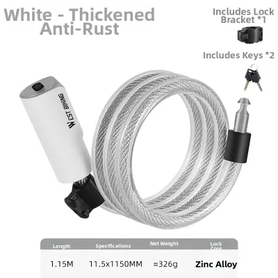West Biking | Bike Anti-theft Password Lock Portable Cycling Equipment