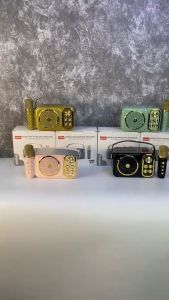 Loa Karaoke Zansong C12 - Kèm 1 Micro Không Dây. Kiểu dáng mini siêu kute màu sắc bắt mắt. Mặt trước có bộ âm trầm được bảo vệ bởi lưới kim loại. Có cổng kết nối AUX USB thẻ TF và tích hợp Bluetooth 5.0