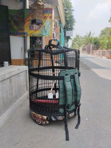 tas ransel multi fungsi untuk bawa sangkar burung murai batu khosan dll