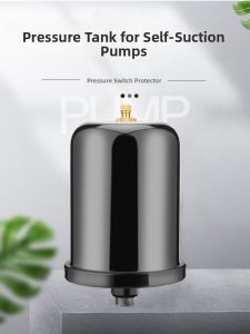 Home Use Cold And Hot Water Self-Priming Pump Pressure Tank 1L2L Air Pressure Tank Water Pump Accessories Cast Steel Material