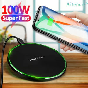 Aitemay Portable 60w Car Wireless Charging Dock Car Phone Induction Fast Wireless Charging Dock