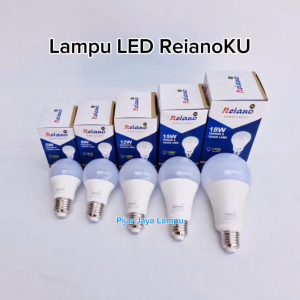 Lampu LED Rumah ReianoKU 5 7 9 12 15 18 25 Watt Bohlam LED 5W 7W 9W 12W 15W 18W 25W Putih