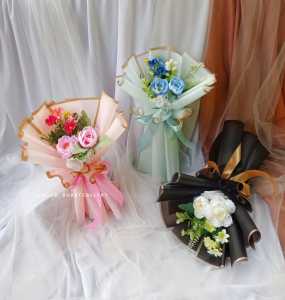 Buket bunga wisuda/flanel/murah