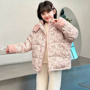 Thickened Winter Cotton Coat For Girls Corduroy