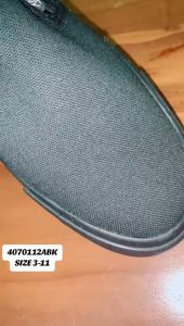 PALLAS JAZZ 4070112ABK/Kasut Hitam Sekolah/SLIP ON School Black Shoe