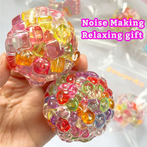 ลูกปัดระเบิดสุดสร้างสรรค์ของเล่นบรรเทาความเครียดลูกบอลทำด้วยมือของเล่นแบบสะท้อนกลับช้าของเล่นเด็กของเล่นใช้การบีบอัด