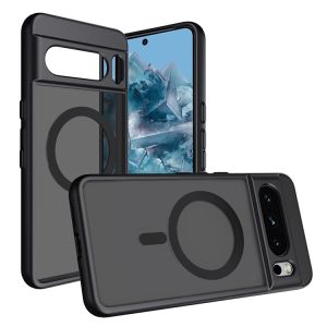 Google Pixel 10 9Pro XL Full Cover Lens Matte Skin Feel Transparent Anti-Fingerprint Magnetic Attraction Magsafe 6A Shockproof Case