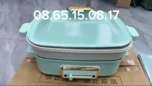 Nồi lẩu đa năng UBETTEER 5 trong 1 - lẩu nướng lẩu nước hấp hầm chiên xào - Hàng nội địa Trung Quốc đạt chứng chỉ 3C cao cấp - Bảo hành 1 năm