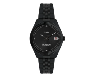 Timex x Wednesday Timex Legacy 36mm Stainless Steel Bracelet Watch (TW2Y19600)