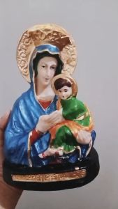 Our Lady of Perpetual Help Statue 19cm Mother Mary Statue Perfect for Home Altars or Sacred Spaces