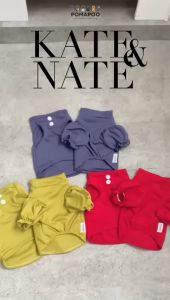 Kate Tee dan Nate Tank - Baju Kucing dan Baju Anjing POMAPOO Premium Berkualitas