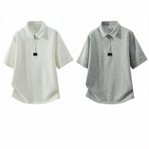 Mark Fairwhale | Áo Polo Nam Tay Ngắn Half Zip cho Mùa Hè Mặc Thường Ngày