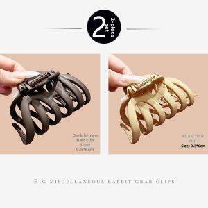 Large Capacity Hair Clip Pumpkin Claw